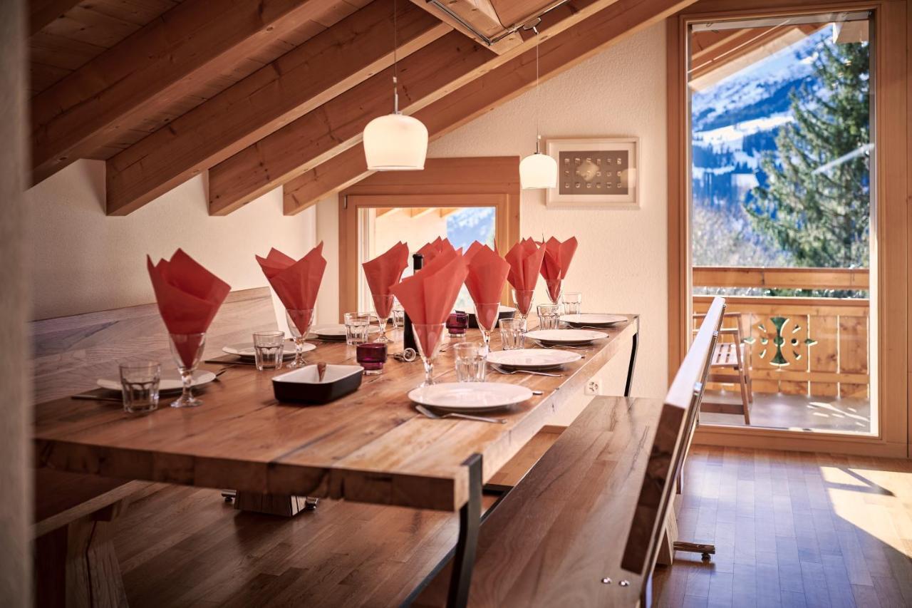 Chalet Bergfrieden Penthouse Wengen Zewnętrze zdjęcie