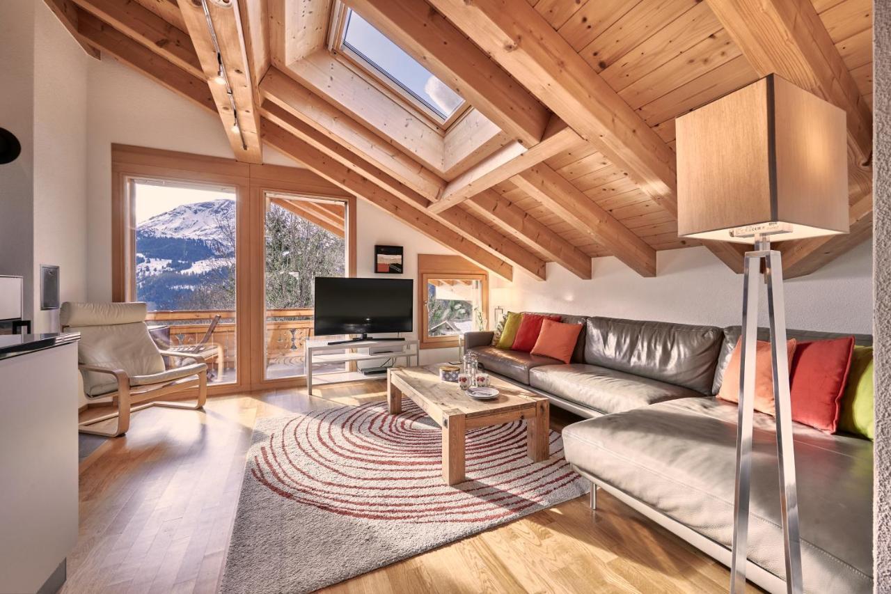 Chalet Bergfrieden Penthouse Wengen Zewnętrze zdjęcie