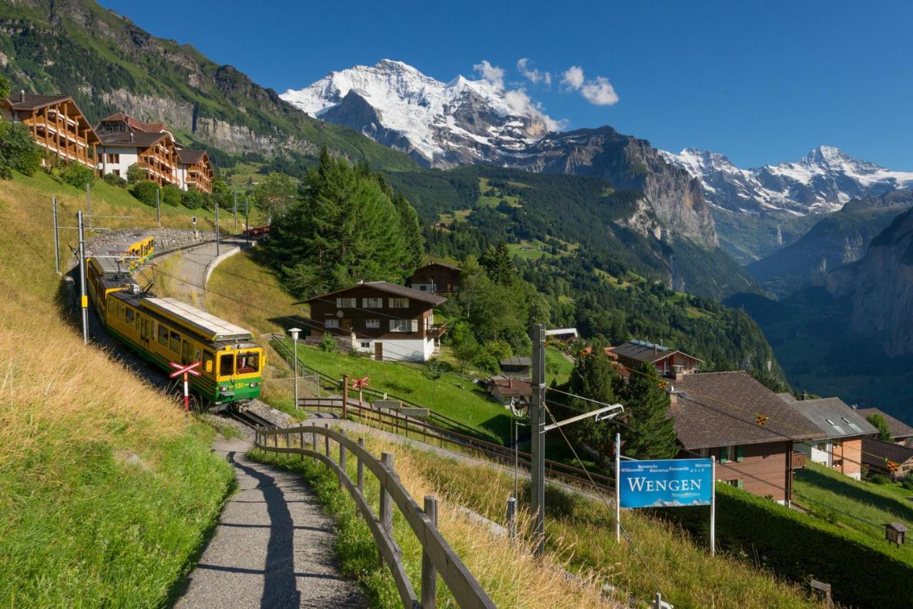 Chalet Bergfrieden Penthouse Wengen Zewnętrze zdjęcie