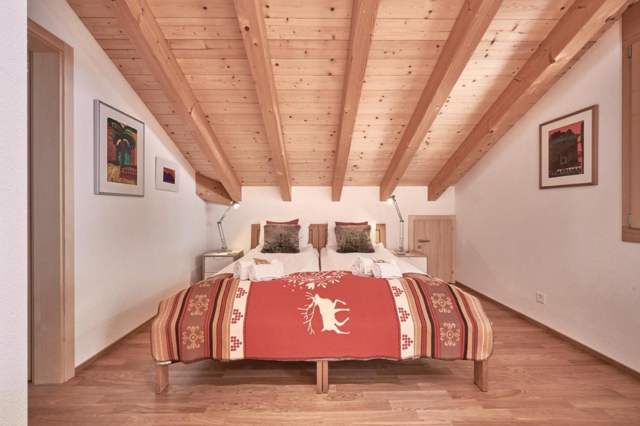 Chalet Bergfrieden Penthouse Wengen Zewnętrze zdjęcie