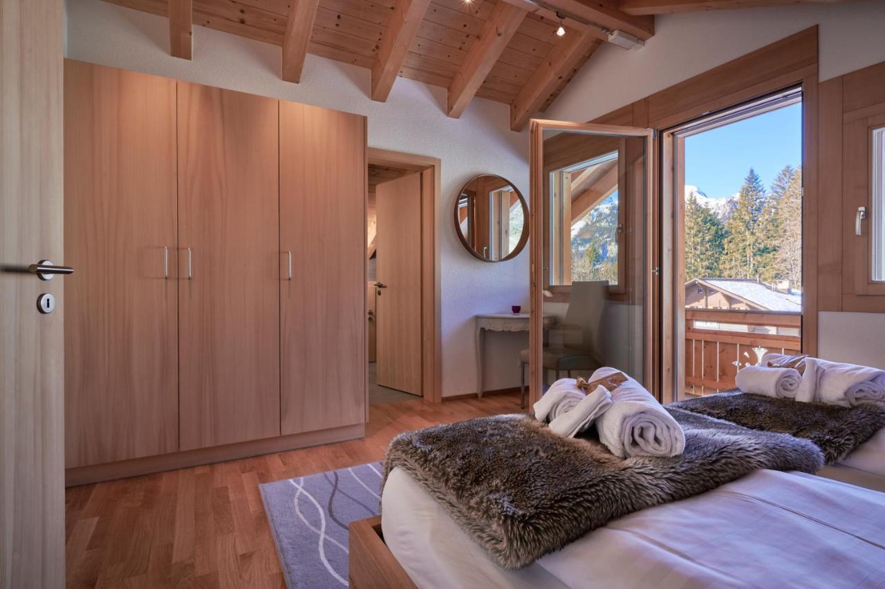 Chalet Bergfrieden Penthouse Wengen Zewnętrze zdjęcie