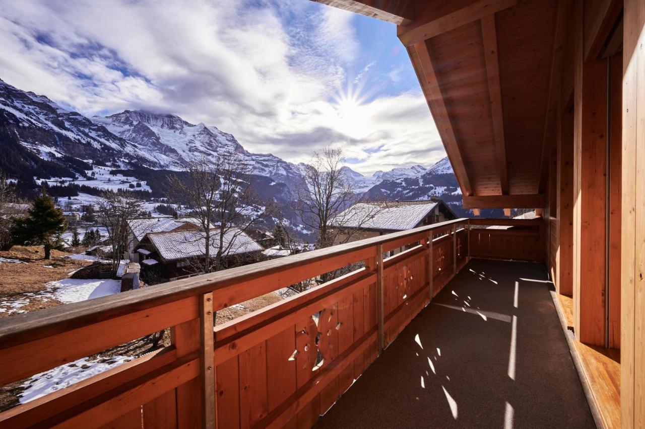 Chalet Bergfrieden Penthouse Wengen Zewnętrze zdjęcie