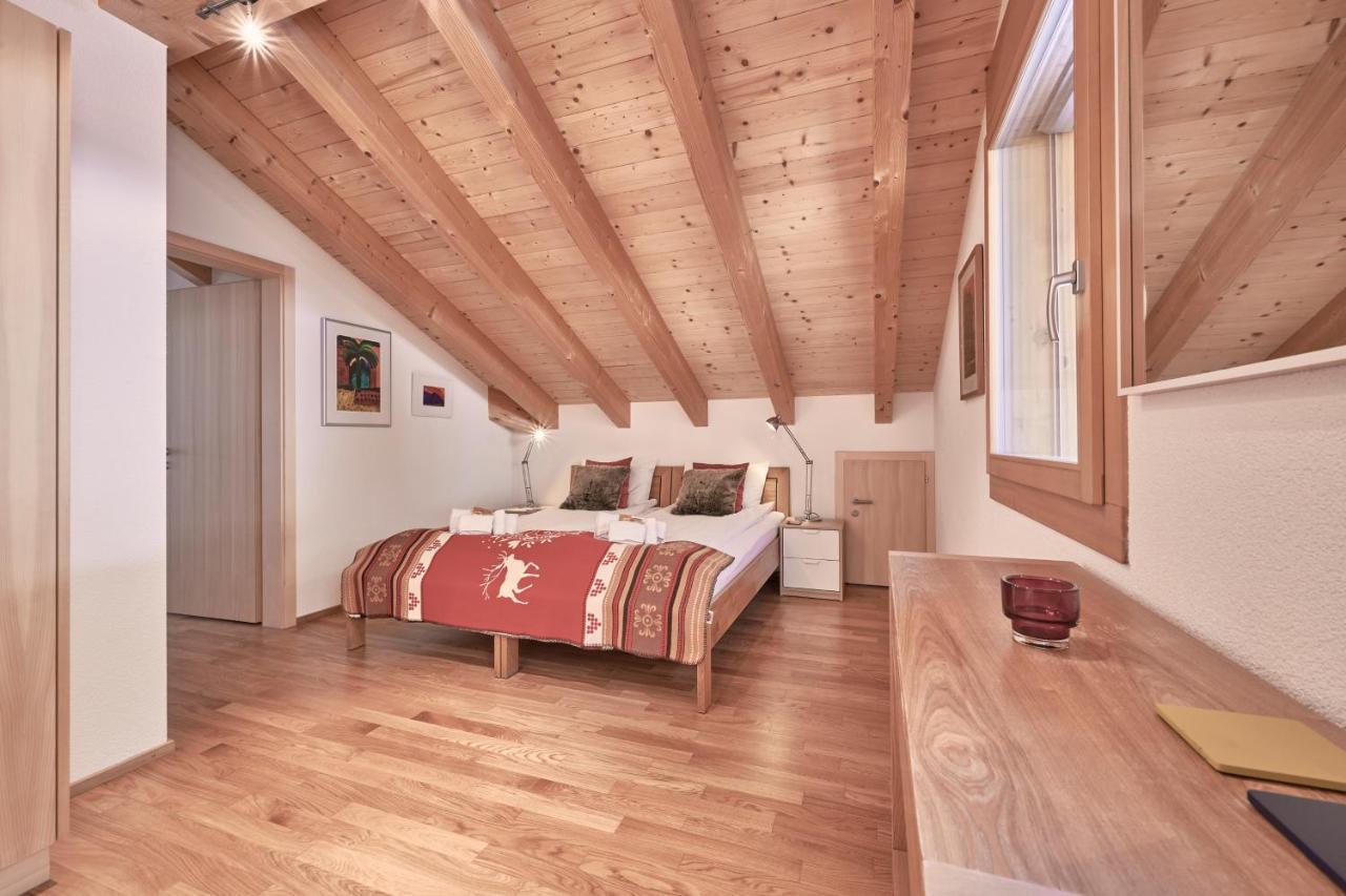 Chalet Bergfrieden Penthouse Wengen Zewnętrze zdjęcie