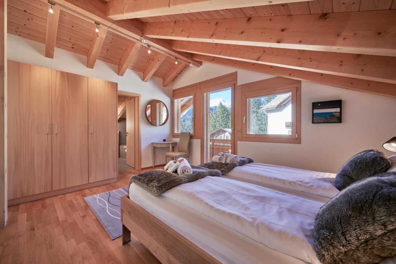 Chalet Bergfrieden Penthouse Wengen Zewnętrze zdjęcie