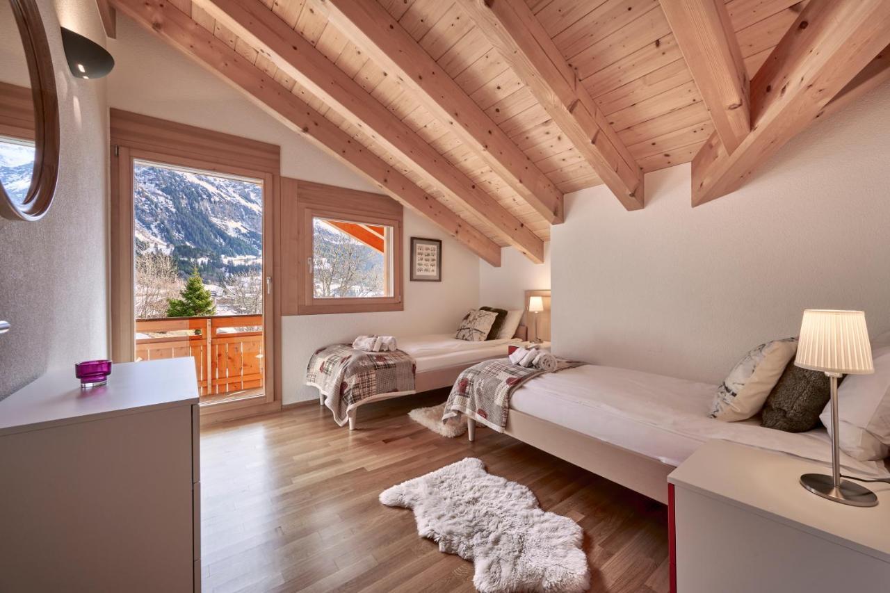 Chalet Bergfrieden Penthouse Wengen Zewnętrze zdjęcie