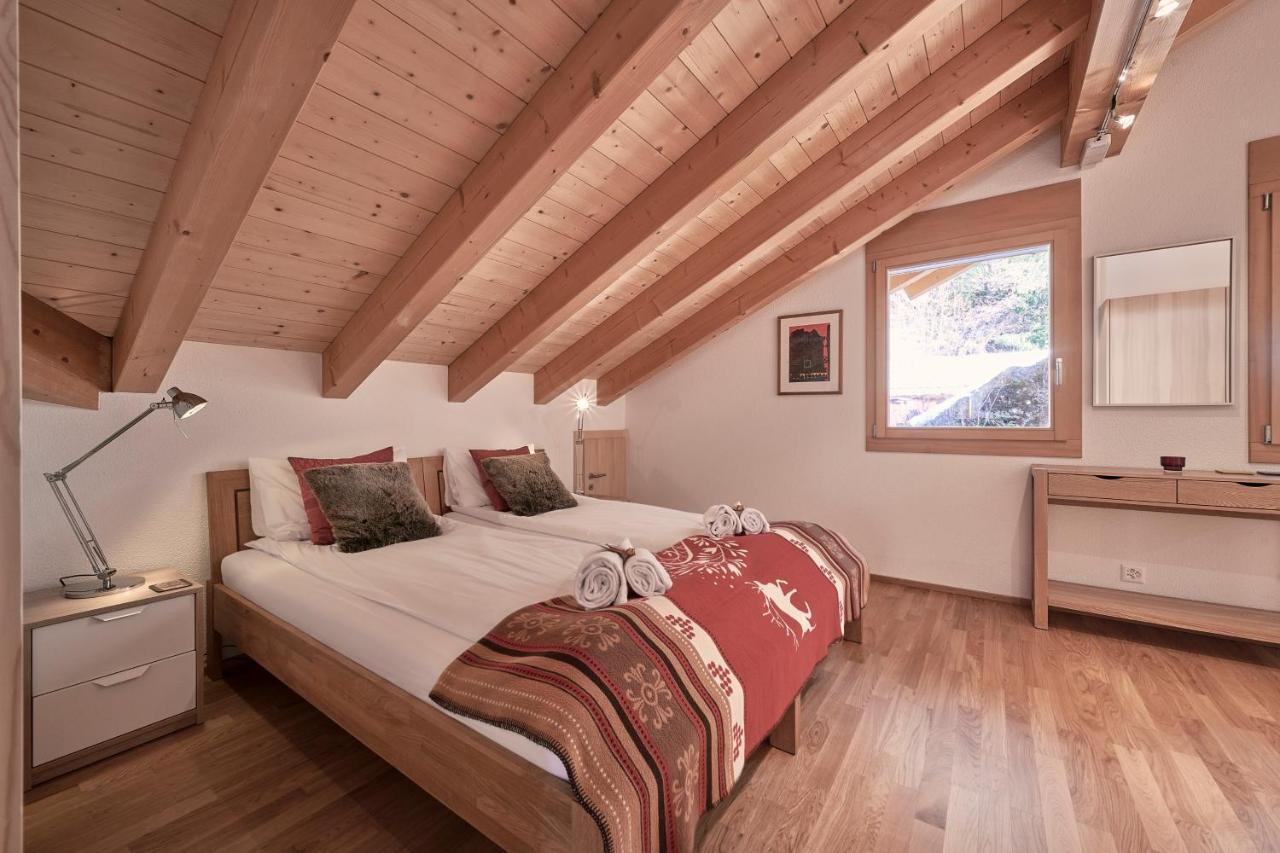 Chalet Bergfrieden Penthouse Wengen Zewnętrze zdjęcie